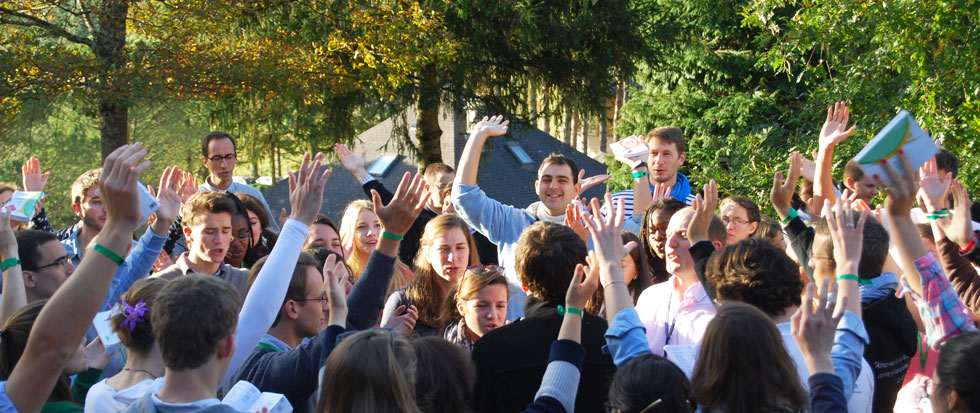 Lourdes : rencontre des Jeunes de l'Emmanuel Lourdes © Communauté de l'Emmanuel 2014