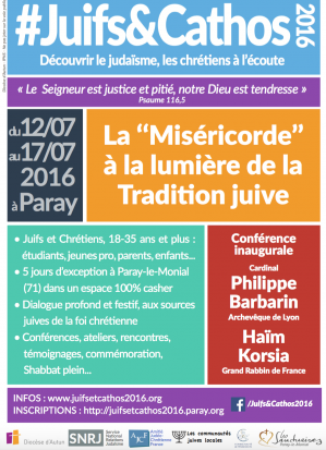 Juifs et cathos, une session de découverte du judaïsme à Paray-le-Monial Juifsetcathos