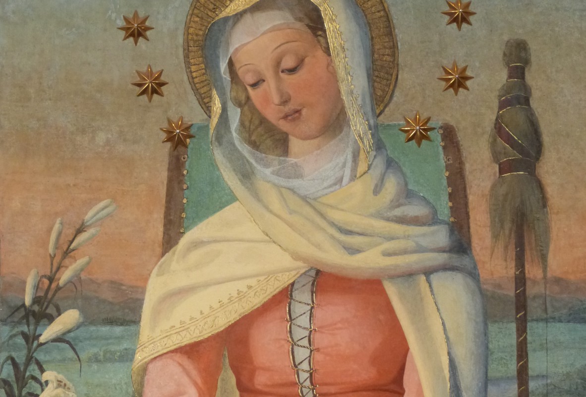 La Trinité des Monts à Rome, confiée à la Communauté de l’Emmanuel Mater Admirabilis, la vierge à 15 ans. © GSP / Communauté de l’Emmanuel