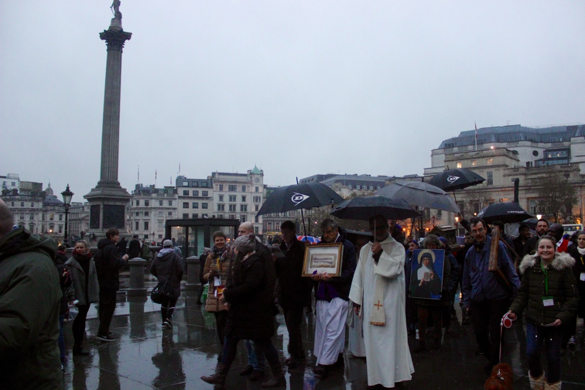 Mercy Mission - la Miséricorde en Mission à Londres ! Soho and Trafalgar Square, reliques