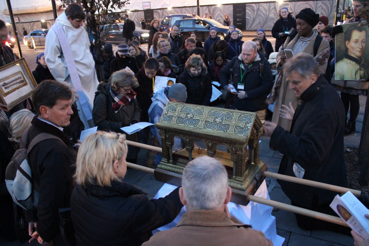 Mercy Mission - la Miséricorde en Mission à Londres ! Tyburn Tree, lieu des martyrs, avec les reliques