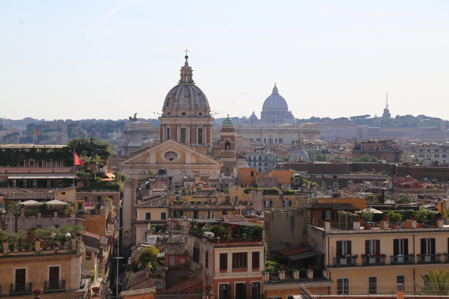 Album photos ROME Vue sur Rome depuis la Trinité des Monts