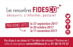 FIDESCO : pourquoi se jeter à l'eau ? Fidesco RDV