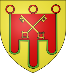 Les séminaristes en pèlerinage à la Chaise-Dieu Blason ville fr ChaiseDieu HauteLoire.svg