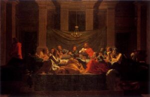 Jésus en spectacle vivant ! la cene nicolas poussin 2 600x385