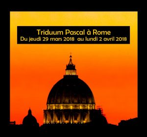 Pâques avec l'Emmanuel à Rome, Paray, Altötting ou L'Ile Bouchard Flyer TriduumVF Copie 2