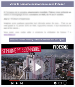 Fidesco nous emmène en Haïti pour la Semaine missionnaire mondiale Semaine mission Fidesco apercu site
