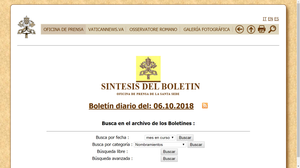 Laurent Landete, nouveau membre du dicastère pour les Laïcs, la Famille et la Vie Vatican salle presse