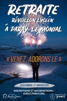 Des propositions jeunes pour le réveillon 2019 Affiche reveillon lyceen