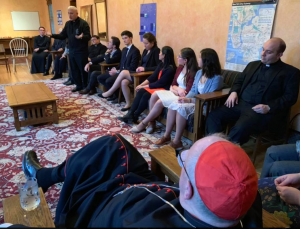 Le cardinal Dolan rend visite à l'ESM New-York Dolan 6