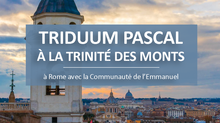 Quelques propositions pour avancer vers Pâques Triduum Rome 19