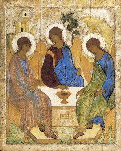 La prière de Mgr Albert-Marie de Monléon Trinity rublev 1410