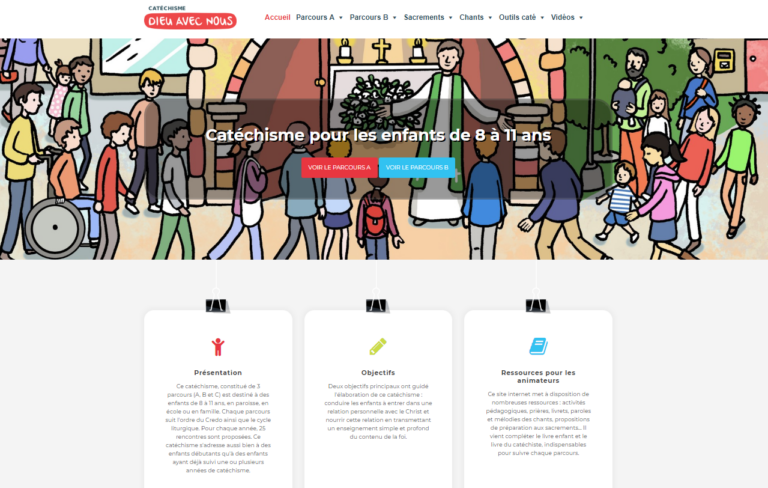 La deuxième année du catéchisme de la Communauté de l'Emmanuel est disponible ! visuel site