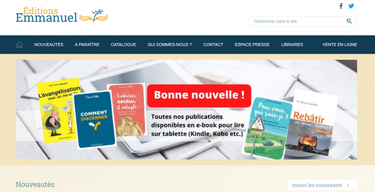 Livres et films chrétiens pour bien occuper son temps Editions Emmanuel apercu