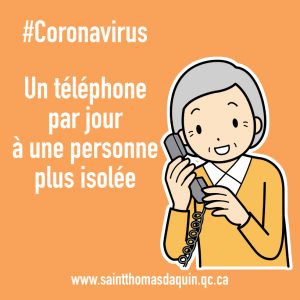 Témoignages d'initiatives en confinement St Thomas dAquin initiative tel