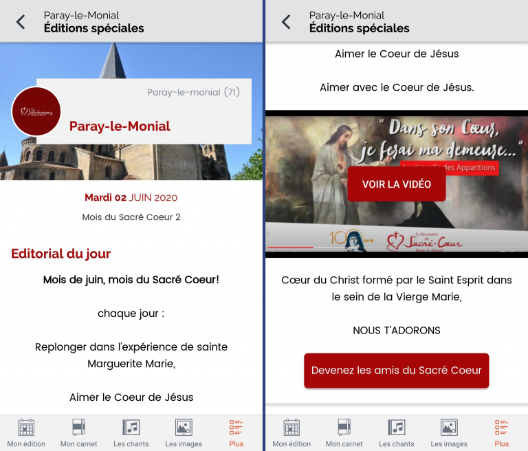 Paray lance une éditions spéciale pour le mois du Sacré-Cœur DD Paray