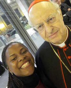 « Au synode, j’ai vu une Église à l’écoute des jeunes » - Rencontre avec Desfortunées Feupeussi Desfortunees IEV