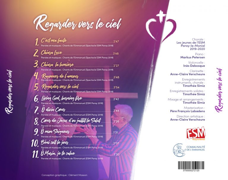 L'ESM Paray lance son premier album ! Jaquette arriere