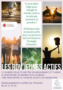 Un parcours sur l’écologie humaine pour évangéliser largement forl2