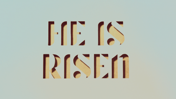 Vignette He is risen