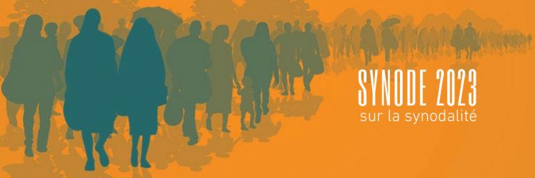 «Rencontrer, écouter, discerner» : le pape lance le synode sur la synodalité Synode 2023 Banniere site web