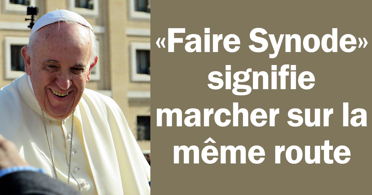 Synodalité, construire une Eglise différente Vignette Facebook attitudes synode 1