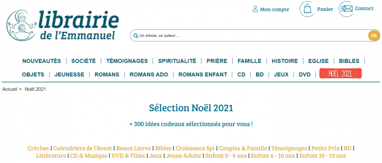 Avec la librairie de l'Emmanuel, soutenez le Rocher ! Librairie emmanuel