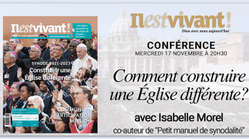 Synodalité, construire une Eglise différente Vignette Facebook construire eglise conference IEV