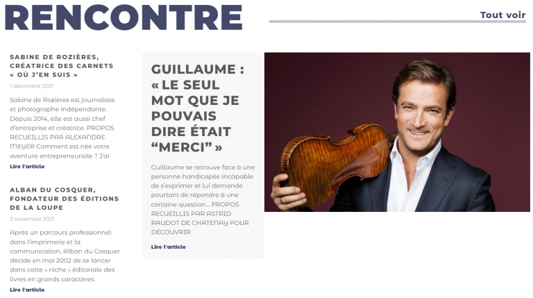Lancement du nouveau site de L’1visible ! Rencontre l1visible
