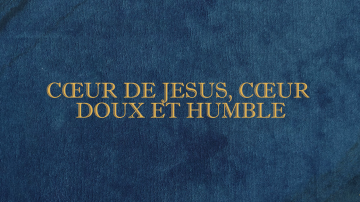 Vignette Facebook Coeur de Jesus doux humble music