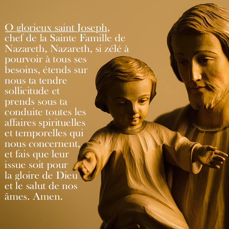 3 prières à saint Joseph visuel carre priere st Joseph