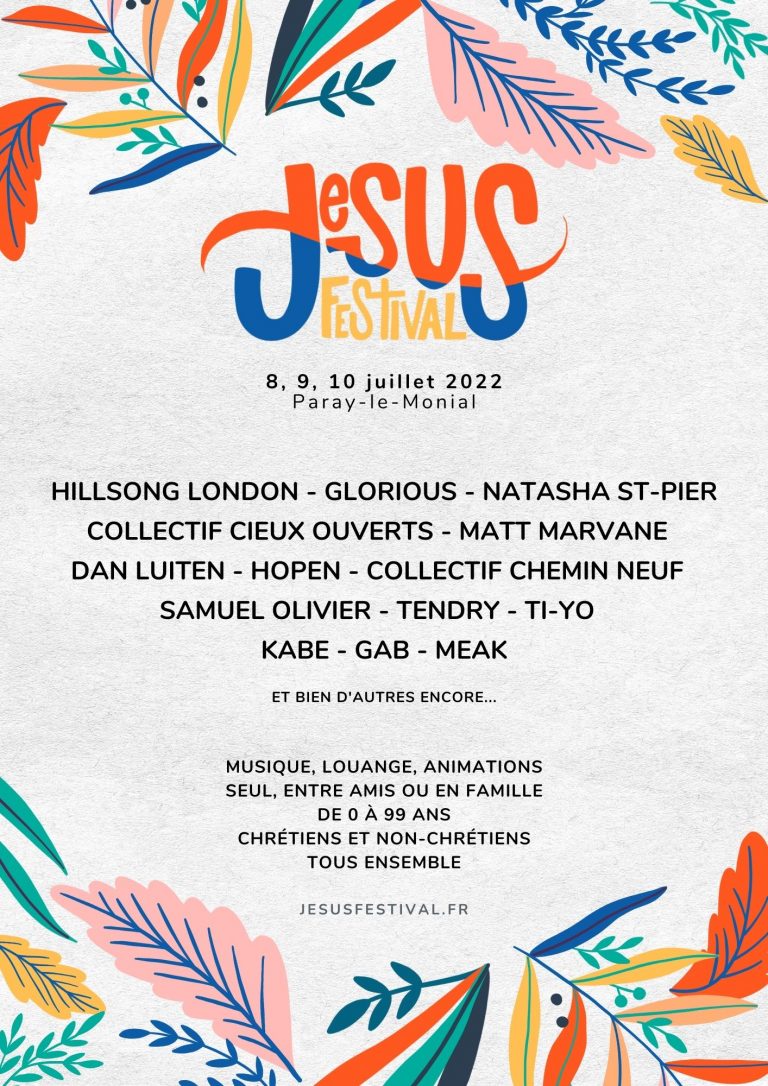 8 bonnes raisons d'aller au Jesus Festival ! Affiche Jesus Festival jpg