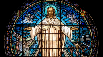 Le blog Vignette Facebook vitrail Jesus