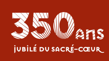 logo 350 ans fond rouge