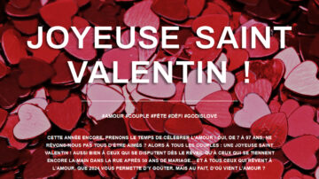 Joyeuse saint Valentin bandeau